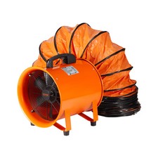 Ventilatore da costruzione VEVOR 195 W ventilatore da costruzione con tubo 8 m ventilatore ventilatore da costruzione 250 mm