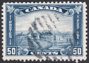 1930 CANADA GRAND PRE/EVANGELINE MONUMENT 50¢ STAMP, USED, Scott #176, SCV US$10 - Picture 1 of 4