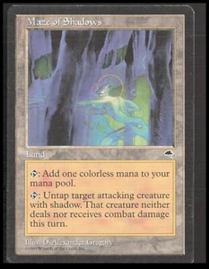 MTG Maze of Shadows 319 Uncommon Tempest Card CB-1-3-A-45 - Imagen 1 de 7