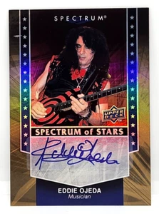 EDDIE OJEDA / TWISTED SISTER GUITARIST AUTO ~ 2008 UPPER DECK SPECTRUM #SSS-EO - Picture 1 of 2