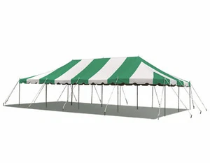Carpa poste Weekender 20x40 verde con dosel evento boda fiesta patio trasero gazebo - Imagen 1 de 10