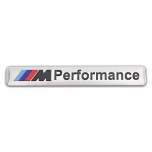 BMW Performance Aluminum logo badge replacement piece 85mm(3.34")x12mm(0.47") - Picture 1 of 11