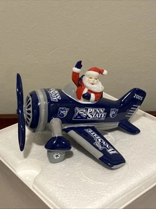 Penn State PSU Flugzeug Ornament mit Box 2005 Danbury Mint College Football Weihnachten - Bild 1 von 9