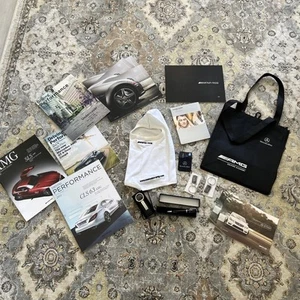 Mercedes-Benz AMG MAGAZINES Balaclava Key Chain Pen Pamphlets Collector C 63 - Picture 1 of 23