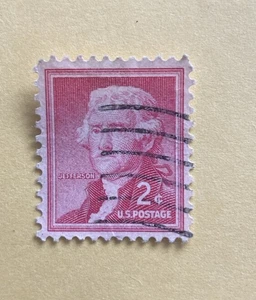 1954 Thomas Jefferson 2 Cent US Postage Stamp Rare - Picture 1 of 1