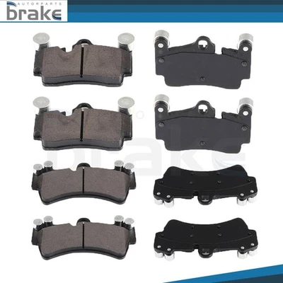 Kit de pastillas de freno delanteras y traseras de cerámica para Porsche Cayenne 2003 2004 - 2010 8 piezas Foto 1 de 4