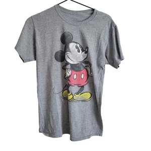 Disney Herren T-Shirt Gr. S Mickey Mouse Kurzarm Grafik grau - Bild 1 von 4