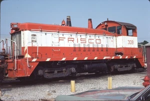 SLSF Frisco EMD SW9 Kodachrome Original Kodak Slide - Picture 1 of 1