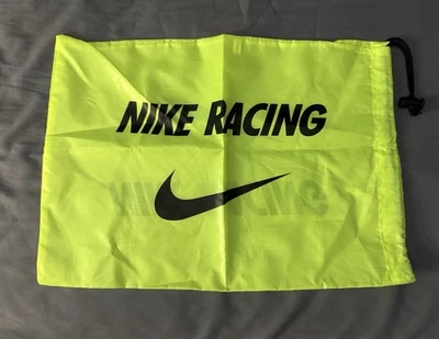 Bolso para zapatos Nike Racing atletismo amarillo neón con cordón  Foto 1 de 2