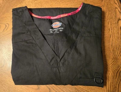 NUEVO CON ETIQUETAS Camisa Dickies Para Hombres EDS Signature Exfoliante Cuello en V Negra 4XL Manga Corta Foto 1 de 4