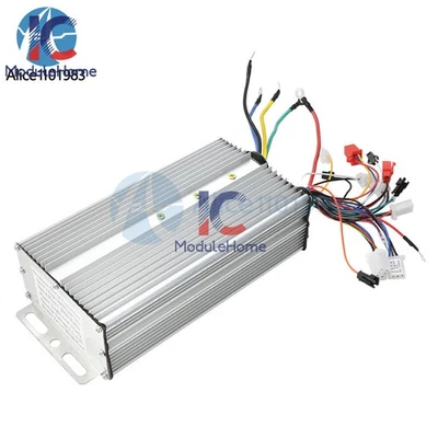 48V 60V 72V 84V 3000W Dual Row Smart Brushless Controller For Electric Vehicles - Image 1 of 4