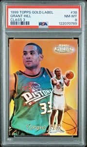 1999 Topps Gold Label Class 3  #38 Grant Hill  PSA 8  5707 - Picture 1 of 2