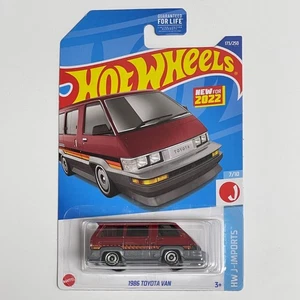 Hot Wheels 1986 Toyota Van – HW J-Imports 7/10 – Red – 2021 173/250 - Picture 1 of 3