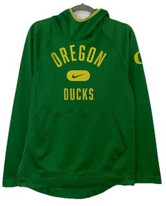 Nike Oregon Ducks Dri-Fit Pullover Sudadera con Capucha Verde Amarillo (DD6259-377) Hombre’s Pequeño - Imagen 1 de 9
