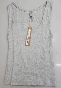 Skims Cotton Scoop Neck Ribbed Tank S XS Light Heather Grey AP-TNK-0038 (80155) - Picture 1 of 7