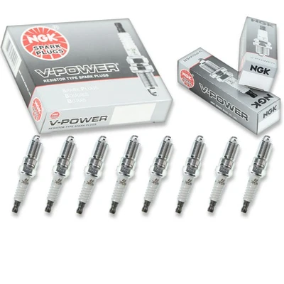 8 pcs NGK V-Power Spark Plugs for 1996-2005 Ford Crown Victoria 4.6L V8 4.6L pg - Image 1 of 4