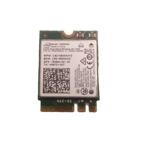 Intel 7265NGW Dual Band Wireless Wi-Fi & Bluetooth 4.0 M.2 Karte 793840-001 - Afbeelding 1 van 2
