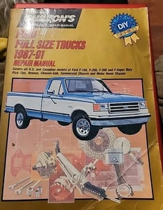 Chiltons Ford Full Size Trucks Repair Manual 1987 to 91 F Series 8136 - Bild 1 von 2