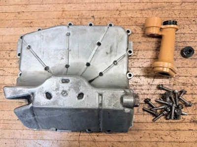 07-08 KAWASAKI NINJA ZX6R OEM MOTOR FONDO CÁRTER DE ACEITE CUBIERTA PANTALLA DE RECOGIDA Foto 1 de 4