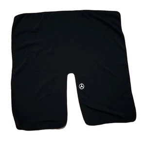 Stadium Blanket Mercedes Benz Black Embroider Logo Wrap Gray 63x60 AMG - Picture 1 of 7