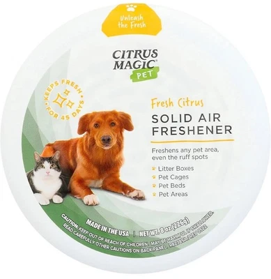 Paquete de 3 ambientadores cítricos de larga duración de 8 onzas para control de olores de mascotas - 6 semanas Foto 1 de 4