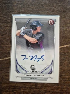 2014 Bowman Tommy Murphy Colorado Rockies Autogramm - Bild 1 von 2
