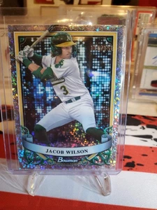 2024 Bowman Sterling - Prospect Jacob Wilson #BSP-48 Mini-Diamond Refractor /150 - Picture 1 of 5