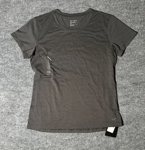 NEU Arcteryx Damen Taema Crew Kurzarm schwarz meliert Small SS neu mit Etikett - Bild 1 von 9