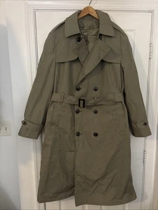 CHAQUETA LARGA EDICIÓN MARINES USMC TODO CLIMA PELTRE TRENCH TALLA 44 - Imagen 1 de 3