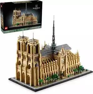 LEGO Architecture Notre-Dame de Paris Replica, Kit Modello Architettonico - Foto 1 di 2