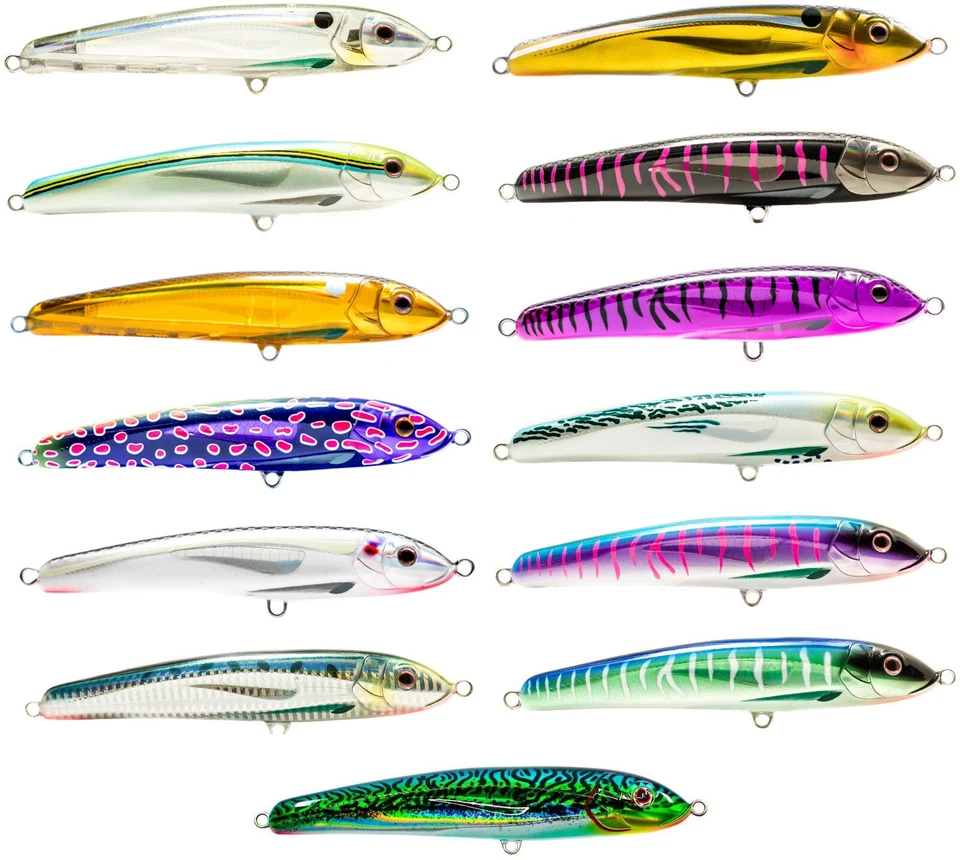 Nomad Design Riptide 125/155/200 Floating Walking Stickbait Pelagic SW Topwater