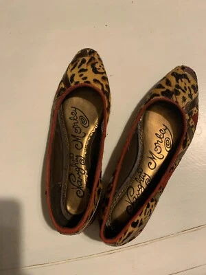 Naughty Monkey Leopard Print Suede Ballet Flats Women's Size 6.5 - Image 1 of 4