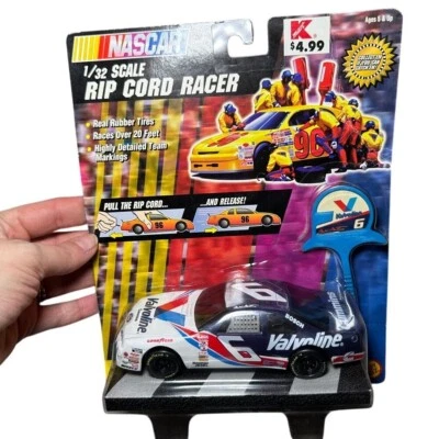 Vintage Y2K 1997 1/32 Scale Rip Cord Racer NASCAR Mark Martin 6 Valvoline Car - Image 1 of 2