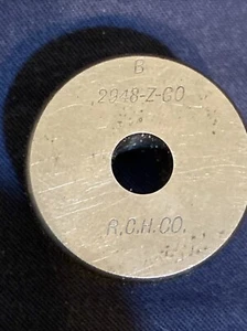 R.C.H.CO. Smooth Plain Bore Ring Gage .2948 Class Z (RT12) - Picture 1 of 3