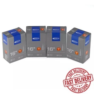 Schwalbe SV3 16"x1.75-2.50 Presta Valve Tern Dahon Bike Inner Tube-1pack-4packs - Picture 1 of 7