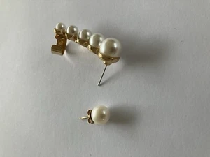 NEW designer Climber & Stud Set. Pearl earrings Bought Trelise Cooper, Prahran - Picture 1 of 3