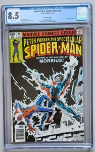 Spectacular Spider-Man #38 - NEWSSTAND - Features Morbius - VF+ CGC 8.5 - Bild 1 von 1