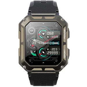 Men Retangle Watches Bluetooth BT Wireless Call Fitness Tracker Sport Smartwatch - Picture 1 of 15