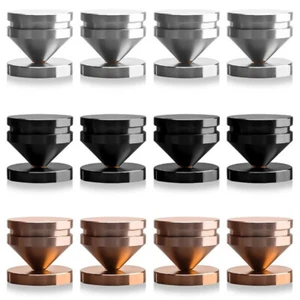 4PCS Aluminum Alloy Hi-end Audio Amp Speaker Spike Cone Pads Isolation Base Feet - Picture 1 of 14
