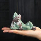 China  Zisha Pottery Porcelain JiGong Small Budhism Craft Tea Pet Tea Statue