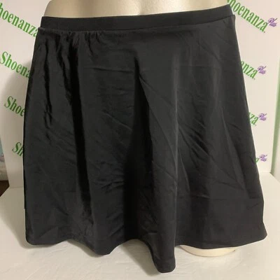 Torrid 泳装游泳底部高腰裙短口袋黑色加 1 14 16 — 第 1/3 张图片