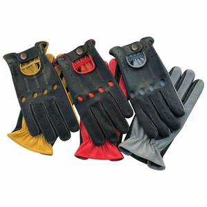 Guantes de Conducir Deportivos Para Hombre Real Clásico Cuero Modelo 515 - Imagen 1 de 11