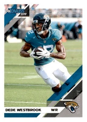 2019 Donruss - #123 Dede Westbrook Jacksonville Jaguars - Image 1 of 2