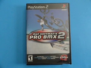 PS2 MAT HOFFMAN'S PRO BMX 2 - ORIGINAL COVER ART IN BLOCKBUSTER VIDEO CASE - Picture 1 of 3