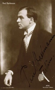 PAUL HARTMANN: signierte Autogrammkarte um 1916, Leiser Verlag - Picture 1 of 1