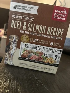 The Honest Kitchen Gourmet Grains Beef & Salmon Recipe Dehydrated Dog Food, 4 lb - Picture 1 of 5