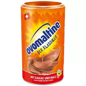 Ovomaltine classic Swiss cocoa and malt powder Mix Drink Box New from Germany - Picture 1 of 1