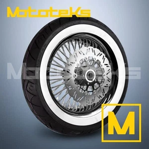 RADIOS GRUESOS 52 18" 18X3.5 LABIO LISO INOXIDABLE PARA LLANTA TRASERA HARLEY TOURING - Imagen 1 de 6