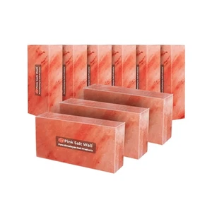 Himalayan Salt Bricks for Sauna 8x4x2, Multiple Pack Option + Free Salt Glue - Picture 1 of 52