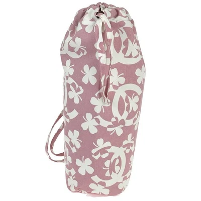 Bolso de hombro Chanel rosa de lona con cordón 181990 Foto 1 de 4